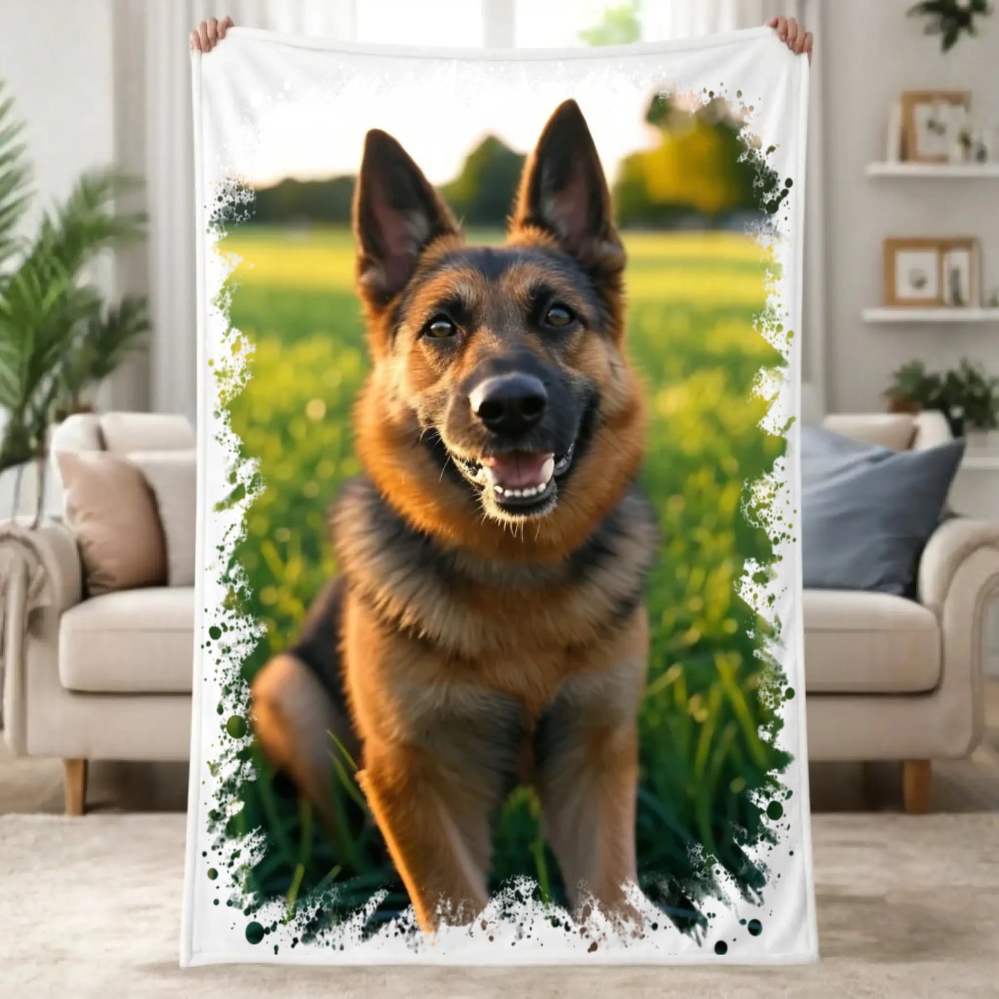 Vorlage Mockup Decke 100x150